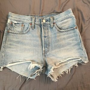 Levi’s Distressed Shorts